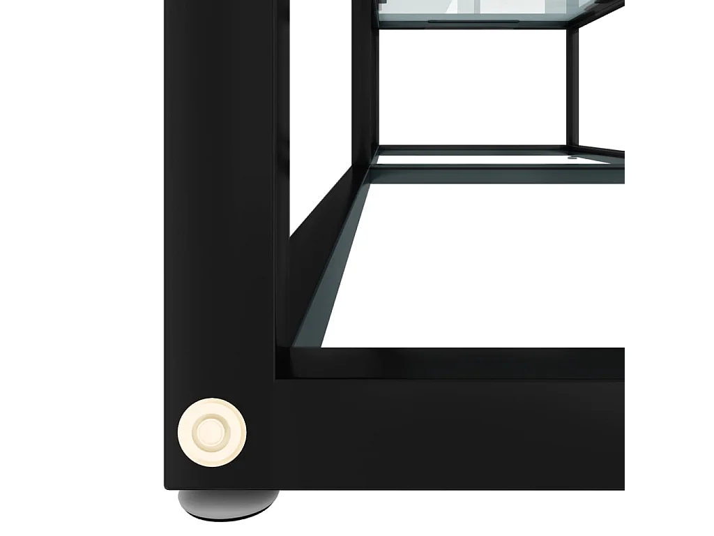 Meuble TV Marbre blanc 140x40x40,5 cm Verre trempé