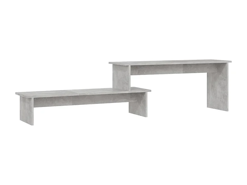 Meuble TV Gris béton 180x30x43 cm Aggloméré