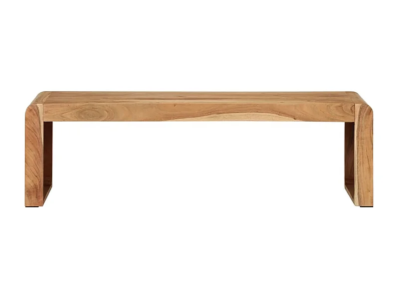 Soporte de TV madera maciza de acacia 110x33x33 cm