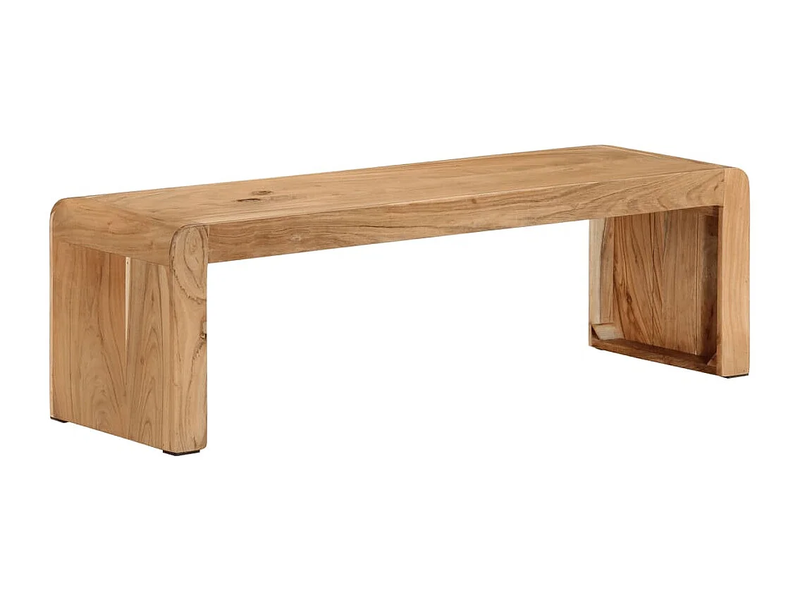 Suporte de TV 110x33x33 cm madeira de acácia maciça