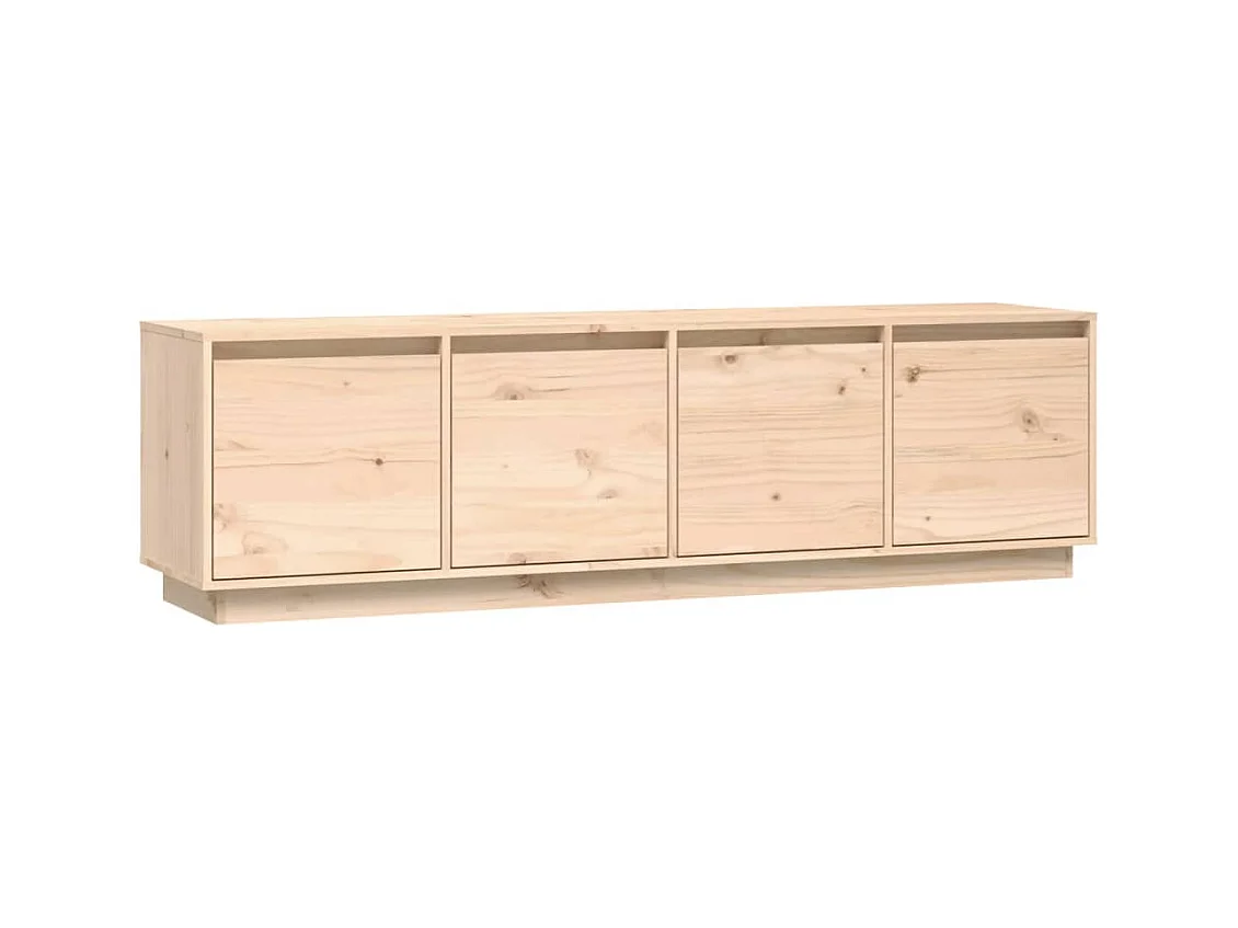 Tv-meubel 156x37x45 cm massief grenenhout