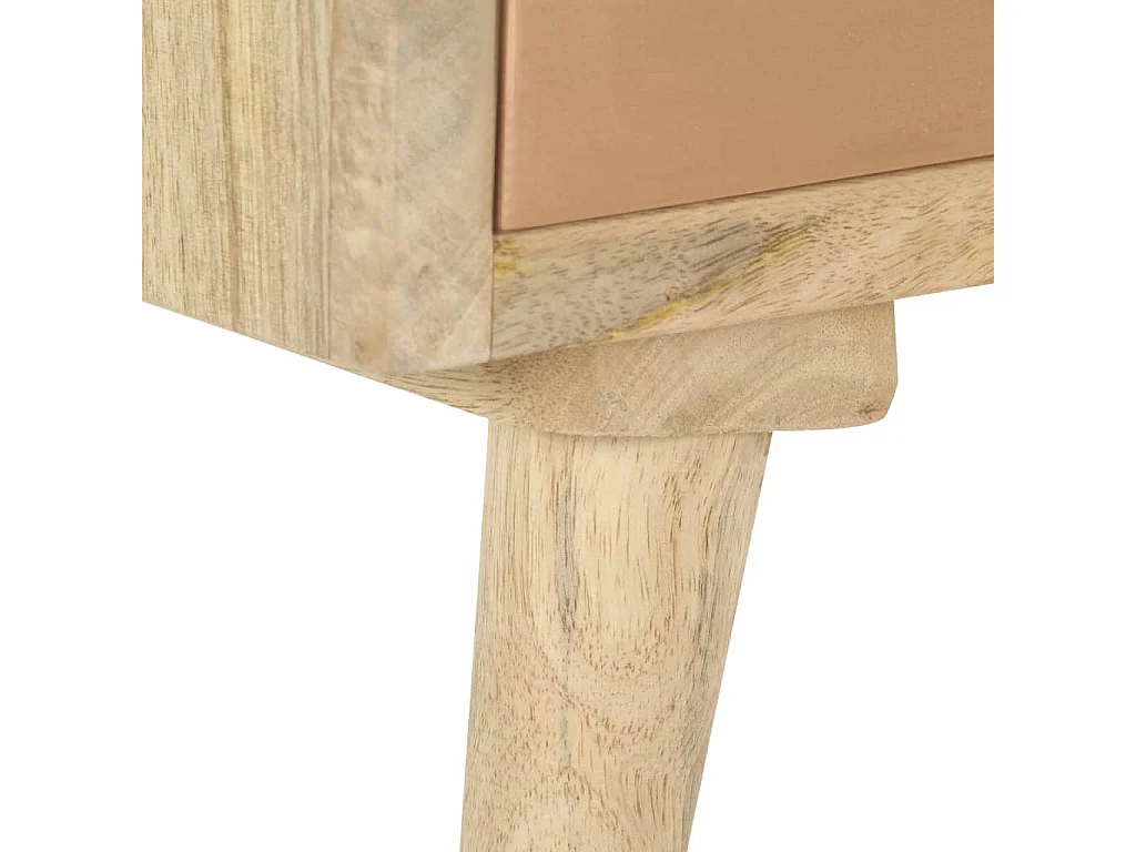 Meuble TV 110x30x45 cm Bois de manguier solide
