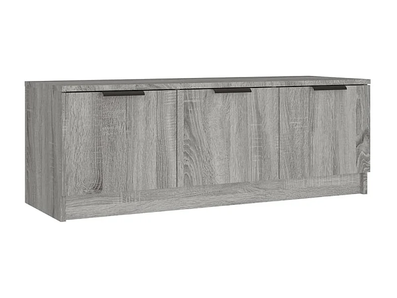 Meuble TV Sonoma gris 102x35x36,5 cm Bois d'ingénierie