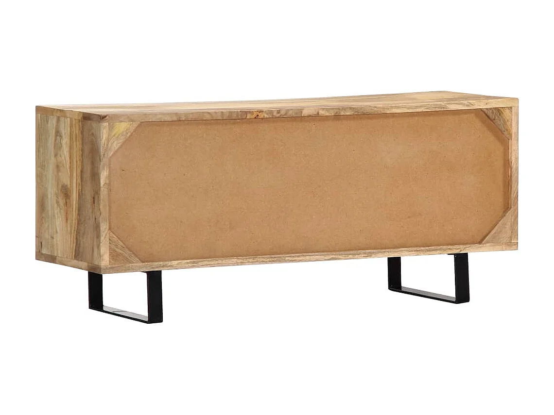 Tv-meubel 90x30x40 cm massief mangohout