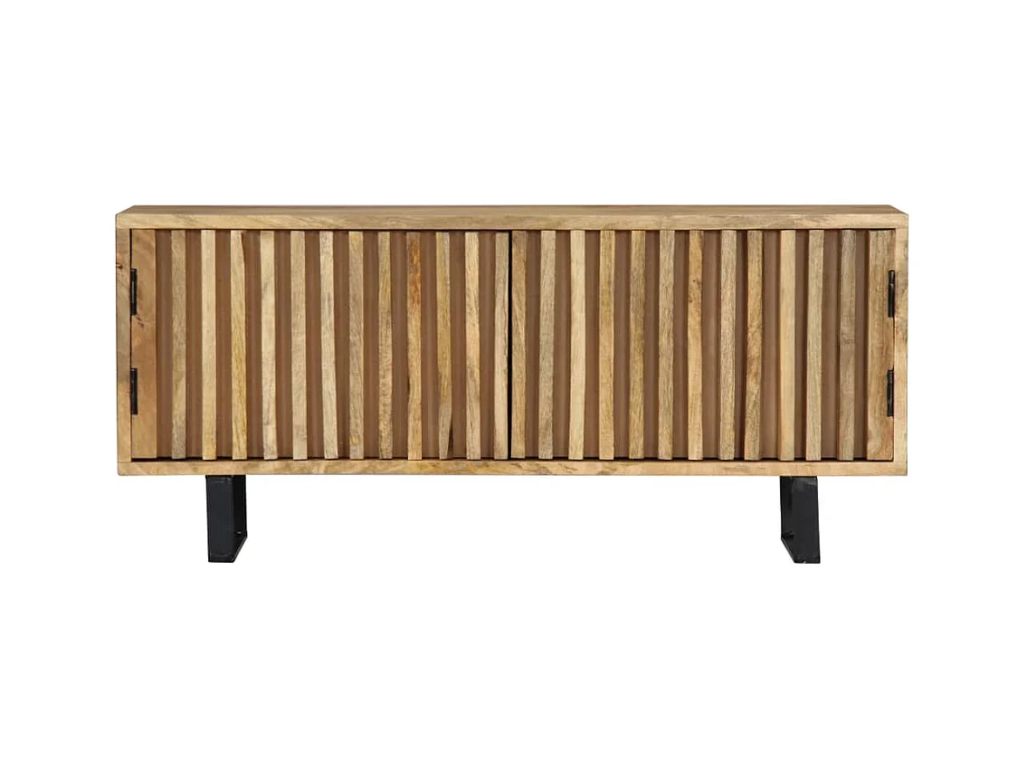 Mueble para la TV madera maciza de mango 90x30x40 cm