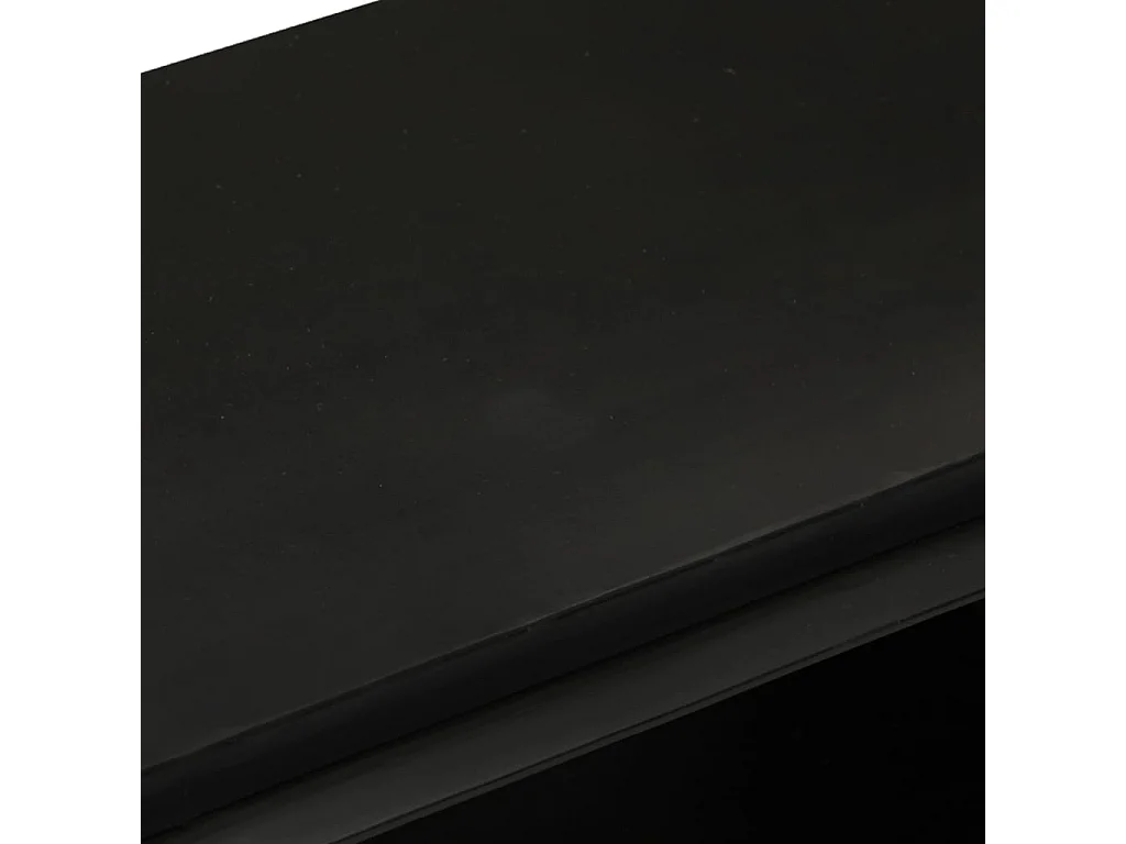 Mueble para TV de madera maciza de mango rugosa 110x30x45 cm