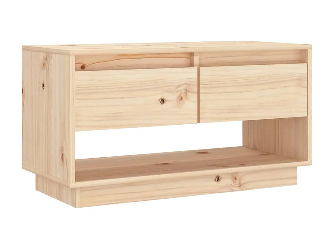 Tv-meubel 74x34x40 cm massief grenenhout