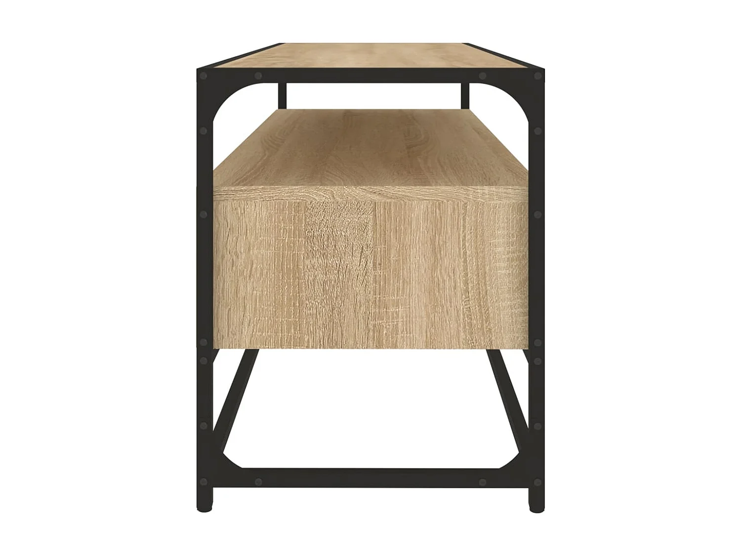 Meuble TV chêne sonoma 100x35x45 cm bois d'ingénierie