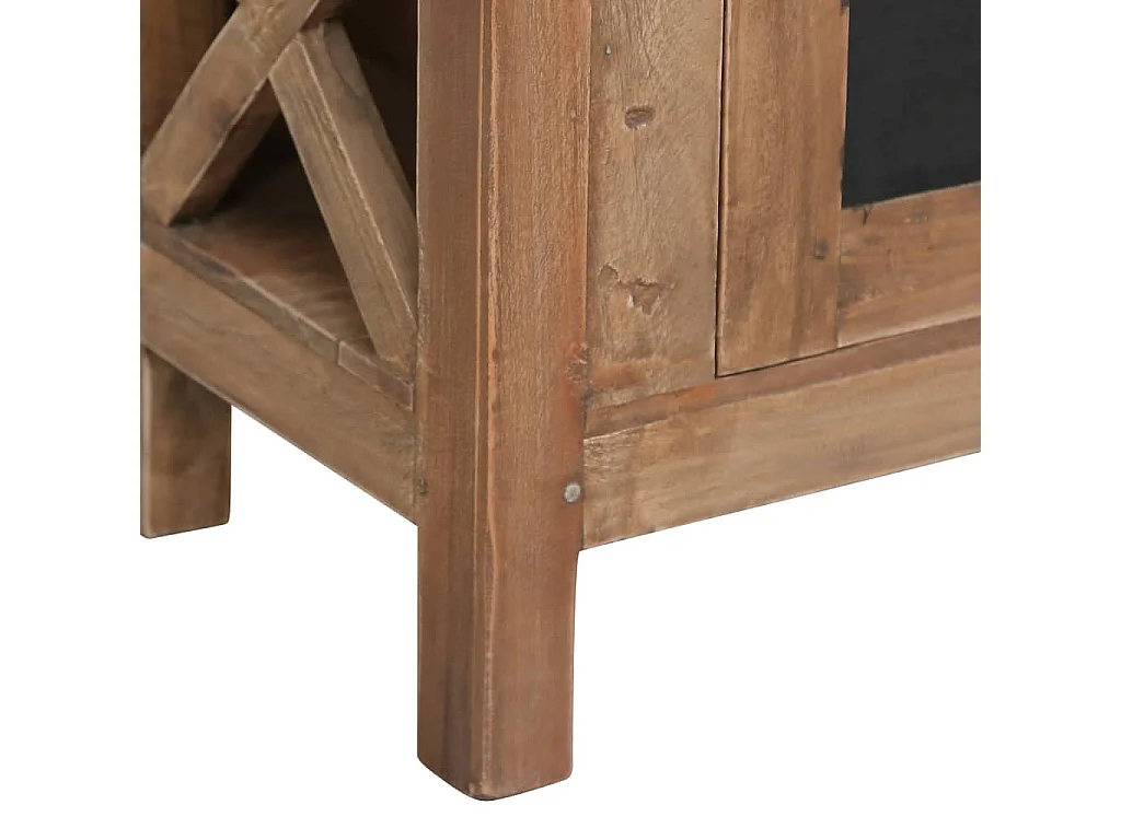 Meuble TV avec 3 tiroirs 120x30x40 cm Bois d'acajou massif