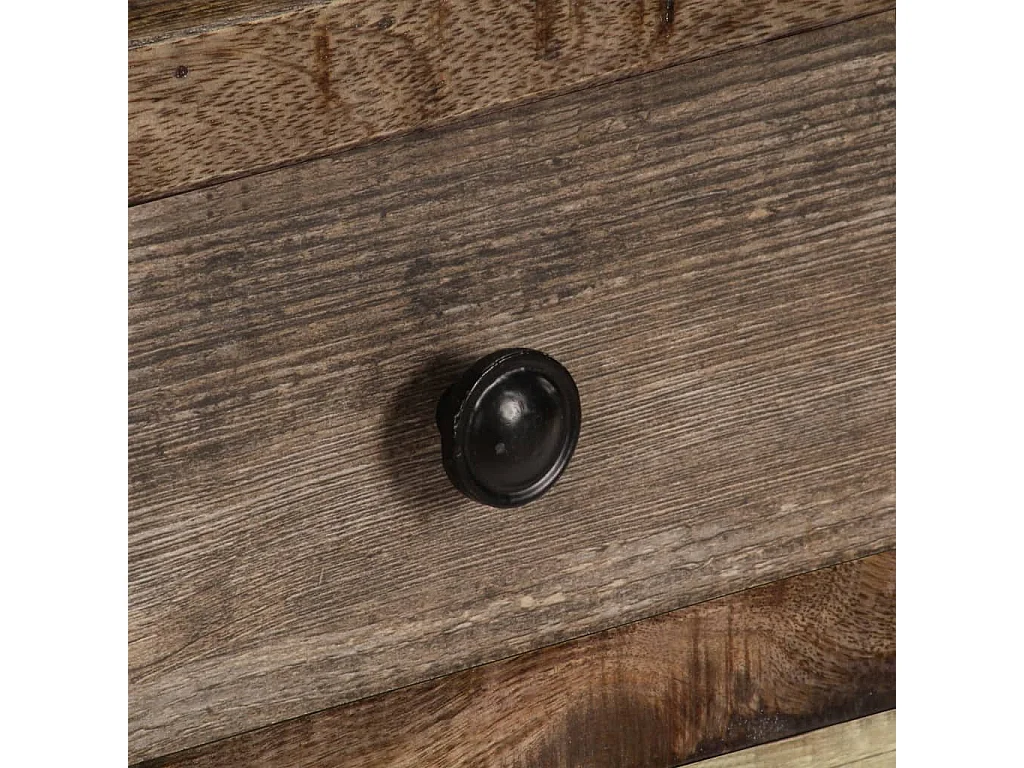 Mueble para TV de madera maciza de mango 118x30x40 cm