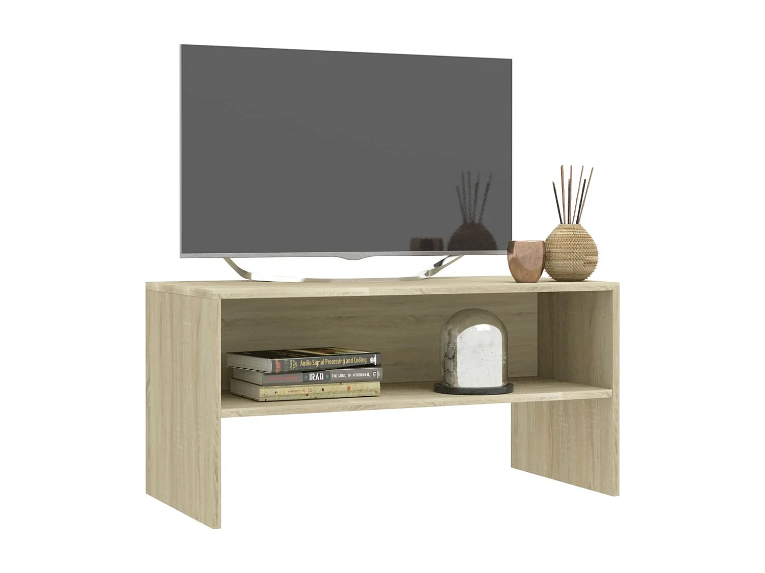 Meuble TV Chêne sonoma 80 x 40 x 40 cm Aggloméré