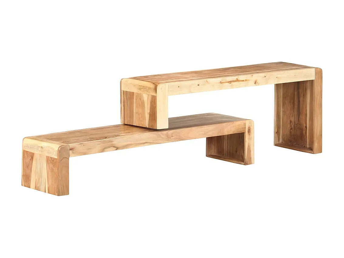 Meubles TV 2 pièces Bois d'acacia massif