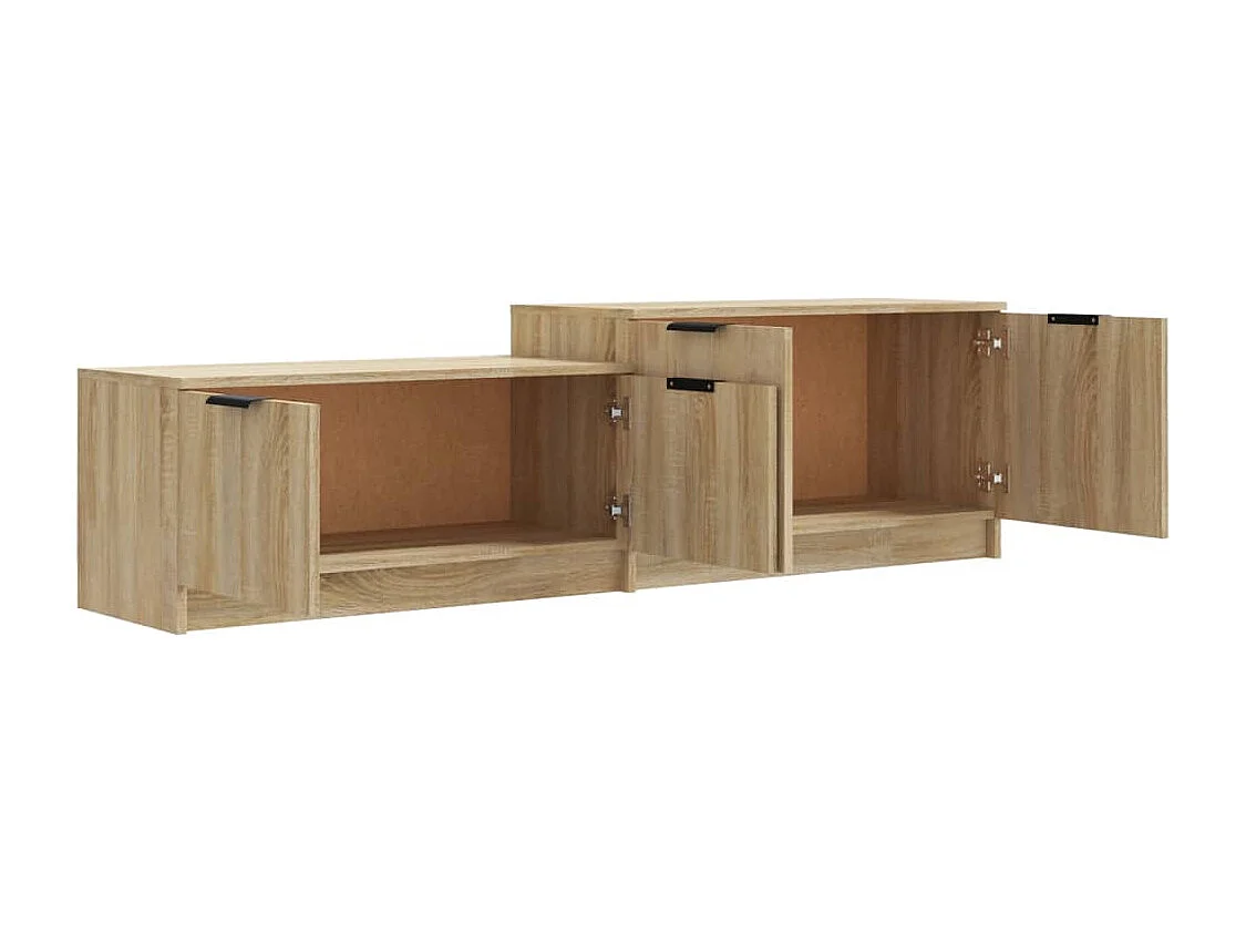 Meuble TV Chêne sonoma 158,5x36x45 cm Bois d'ingénierie