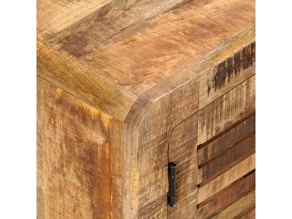 Meuble TV 120x30x40 cm Bois de manguier brut