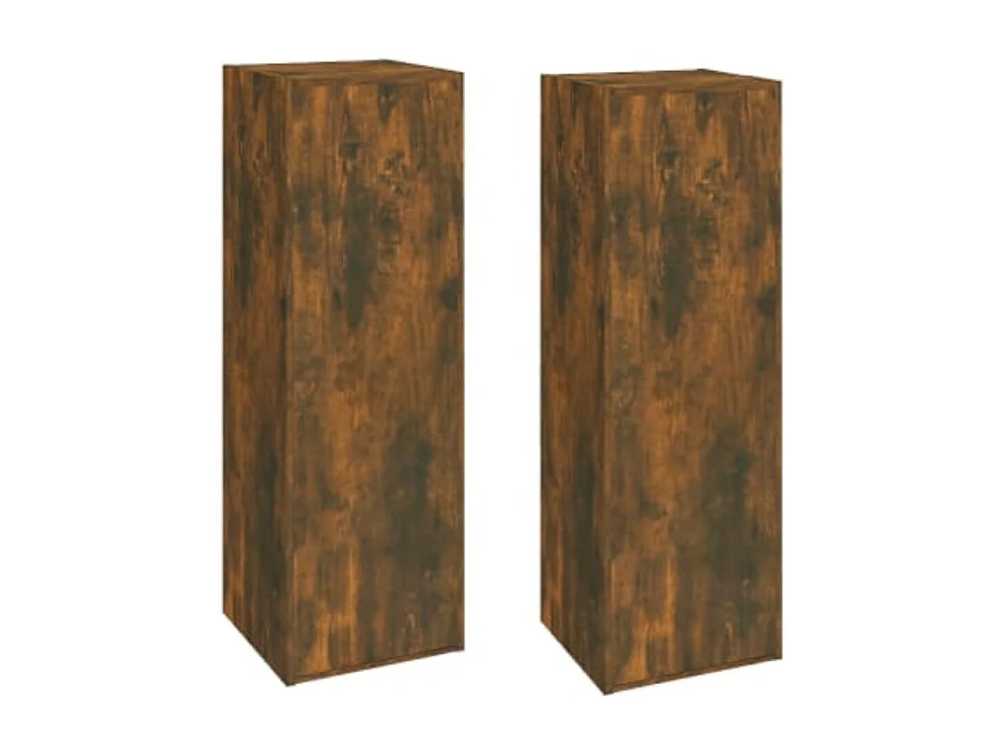 Meubles TV 2 pièces Chêne fumé 30,5x30x90 cm Bois d'ingénierie