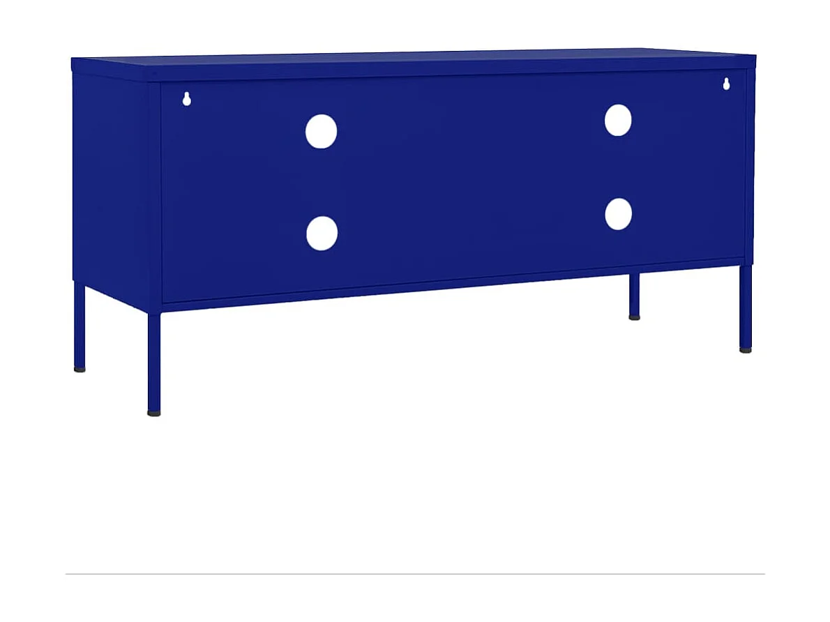 Tv-meubel 105x35x50 cm staal marineblauw