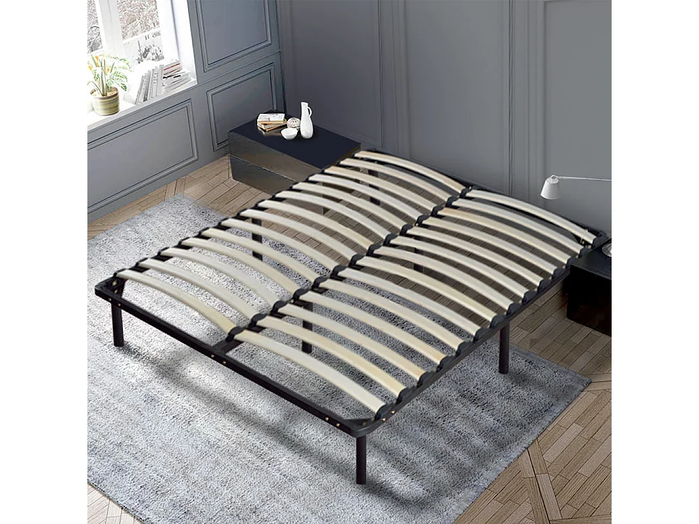 Sommier Cadre à lattes métal - 140x190 cm