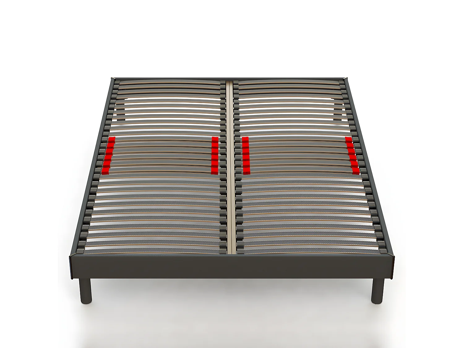 Sommier Prodige avec curseurs réglables – Gris Anthracite - 140x200 cm