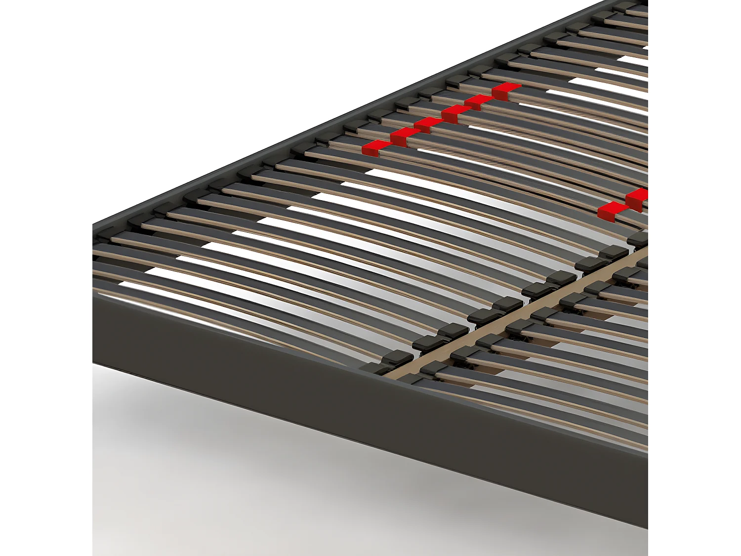 Sommier Prodige avec curseurs réglables – Gris Anthracite - 140x200 cm