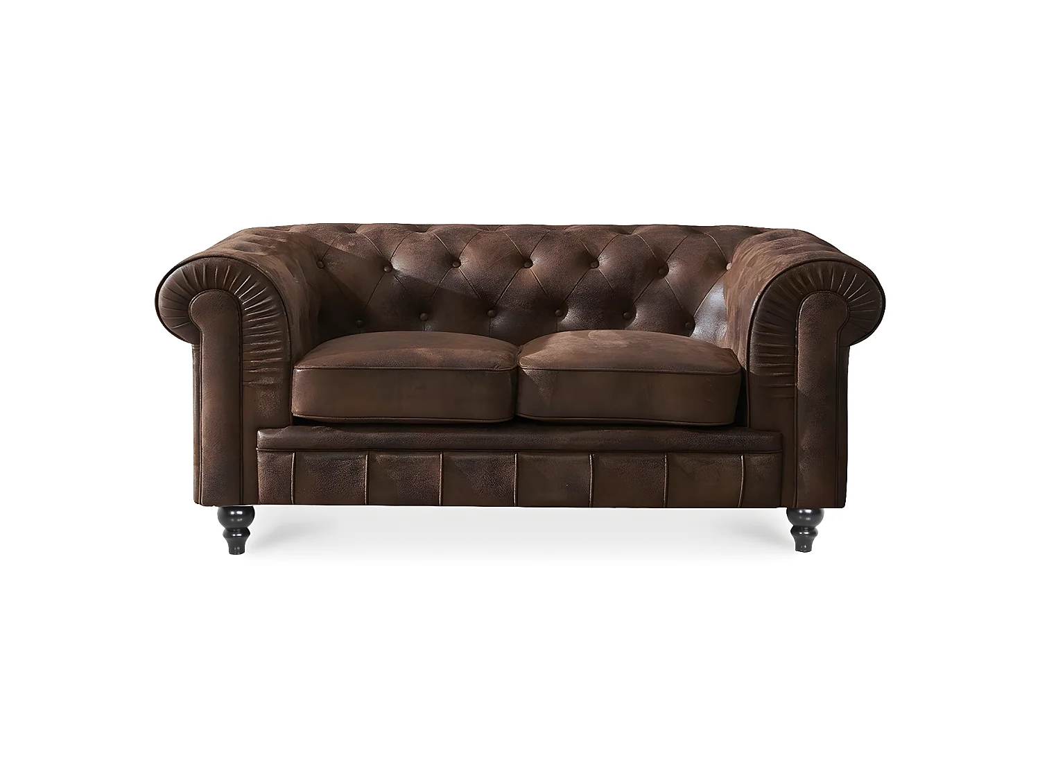 Canapé Chesterfield 2 Places Vintage