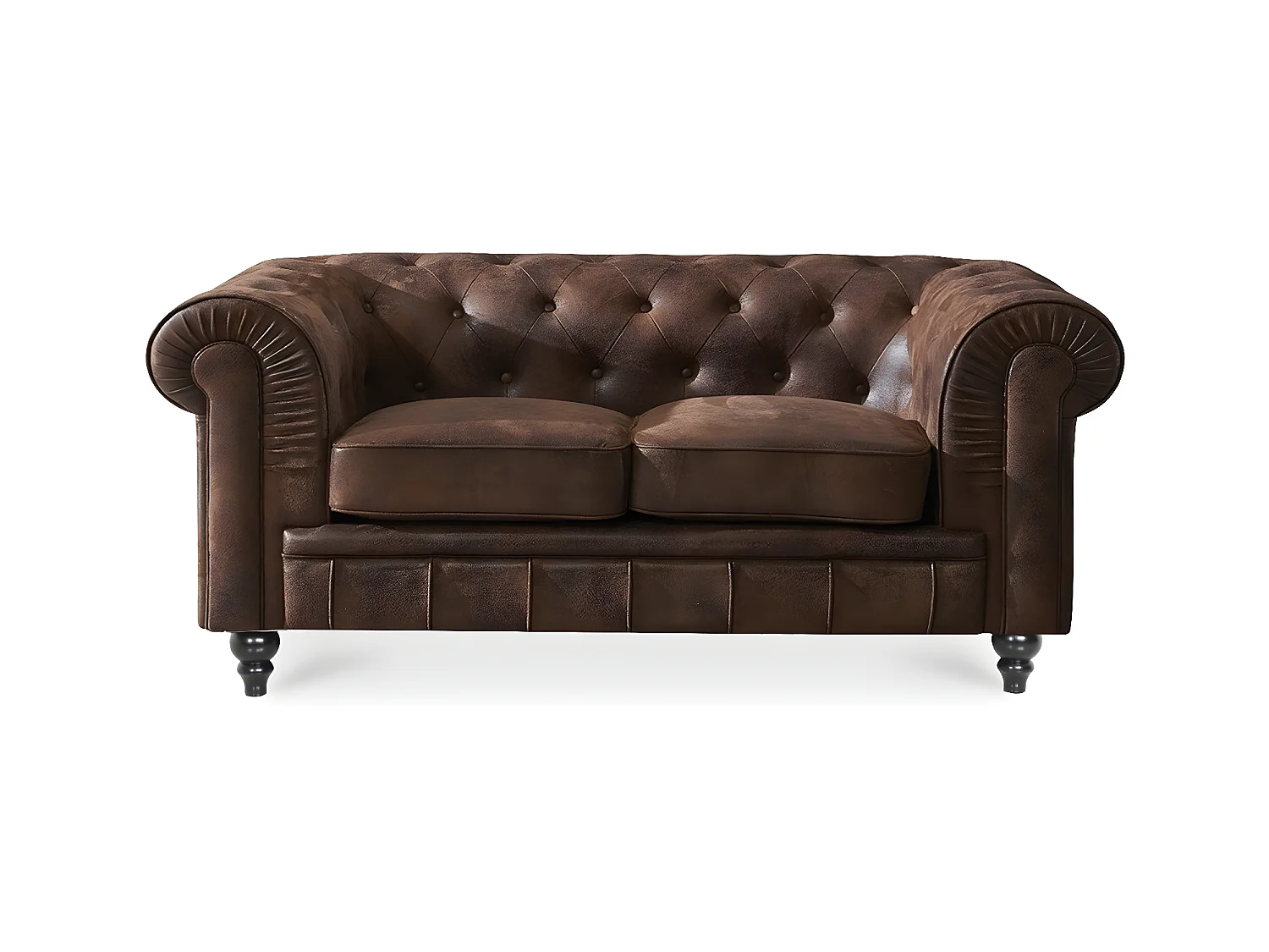 Canapé Chesterfield 2 Places Vintage