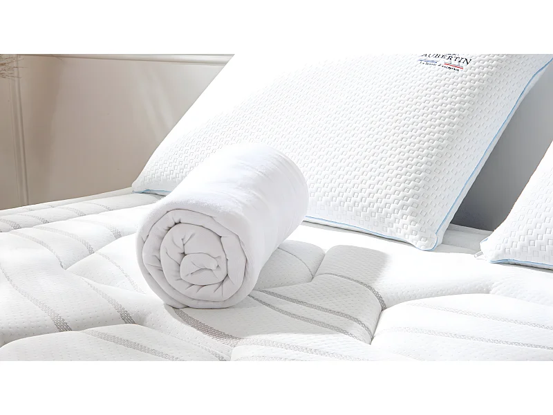 Protège matelas en Coton Gratté - 140x190 cm