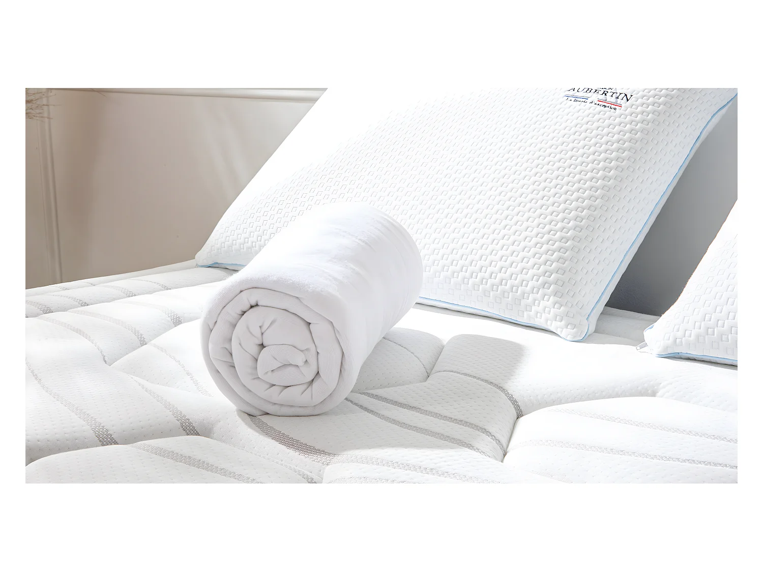 Protège matelas en Coton Gratté - 140x190 cm