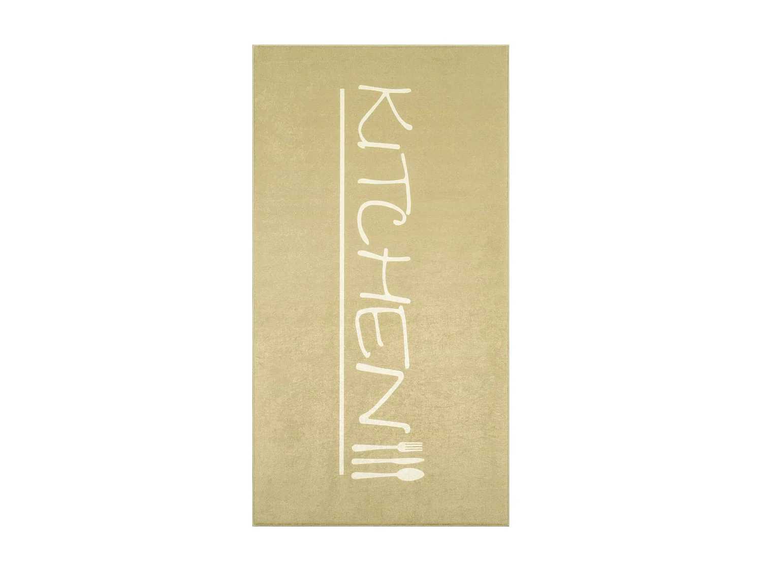 tapis chambre Lavable 30° 80x150 beige et blanc LYN11 IMP