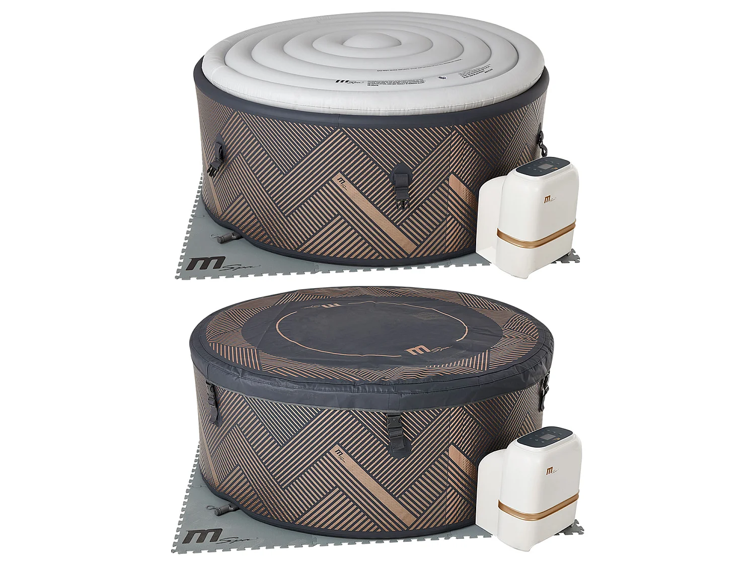 Spa gonflable connecté rond Ø 192cm MONO - 8 places - MSPA