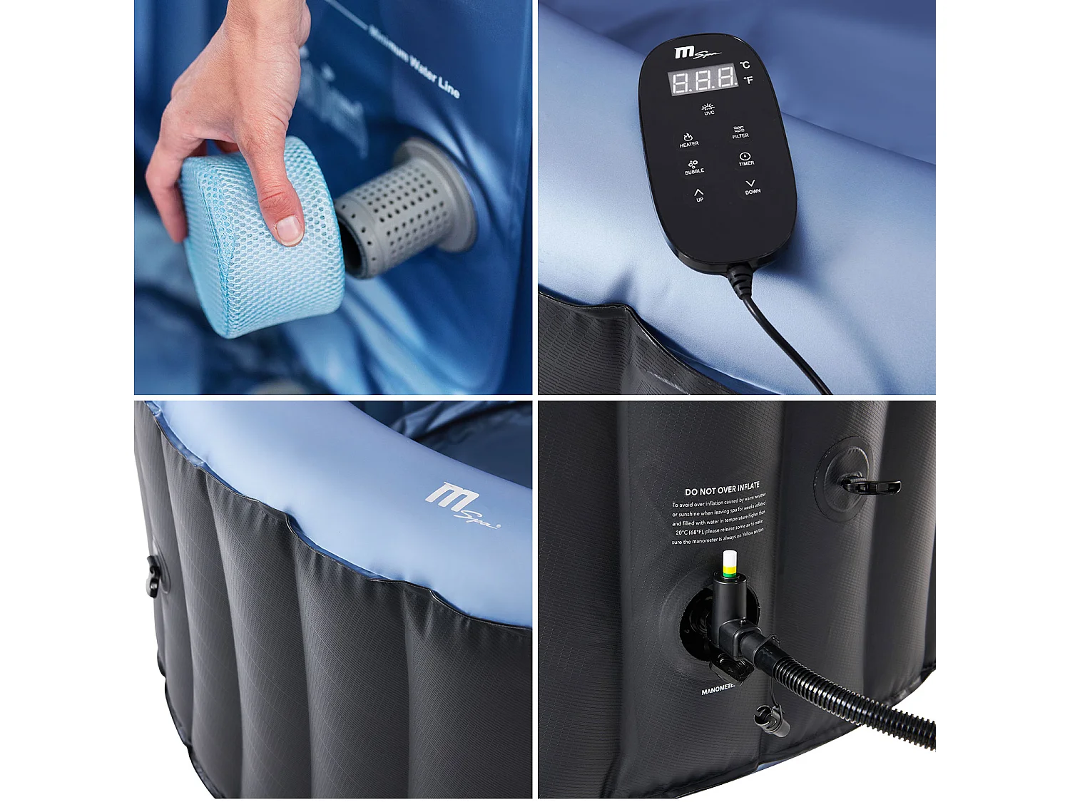 Spa gonflable rond BERGEN - 6 places - MSPA