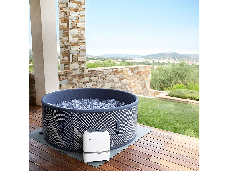 Spa gonflable connecté rond Ø 173cm NAVAL - 6 places - MSPA