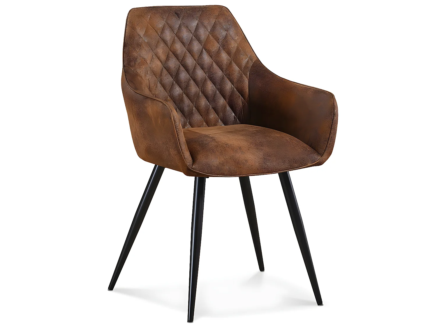 Lot de 6 chaises Victoria vintage pieds noir