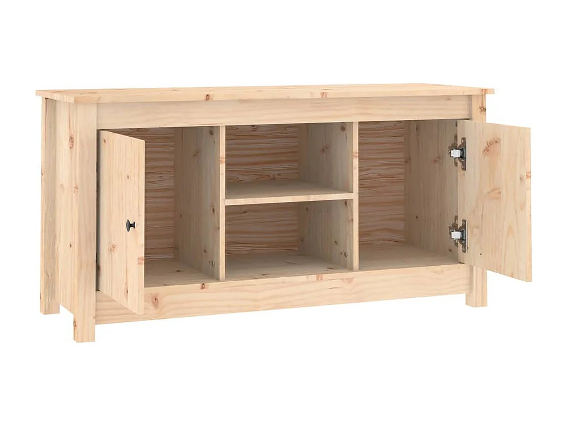 Meuble TV 103x36,5x52 cm Bois de pin massif