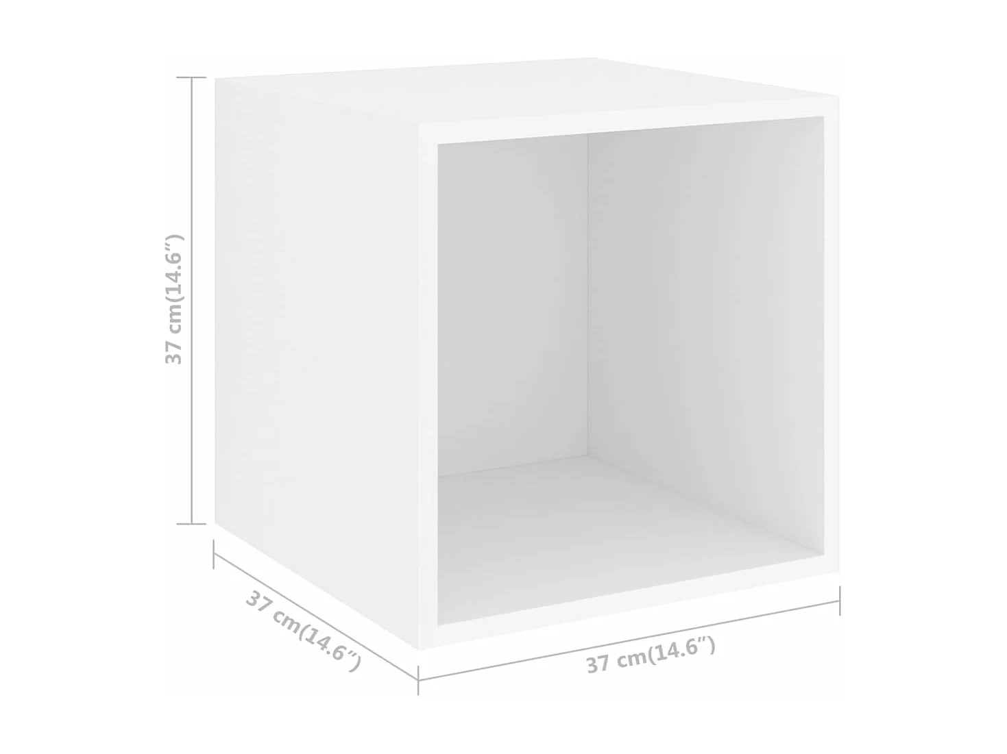 Ensemble de meuble TV 5 pièces Blanc Aggloméré