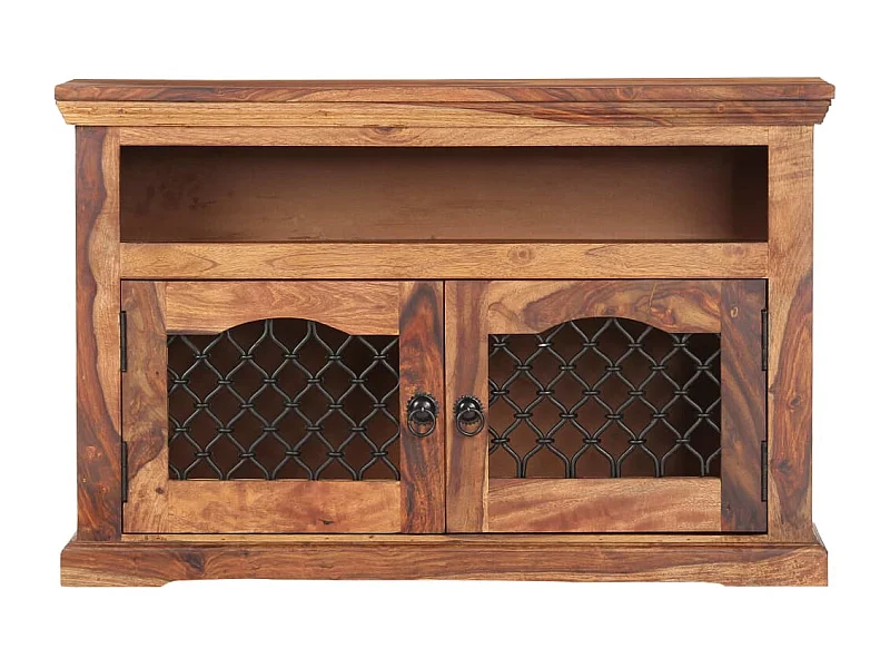 Mueble de TV de madera maciza de Sheesham 90x30x60 cm