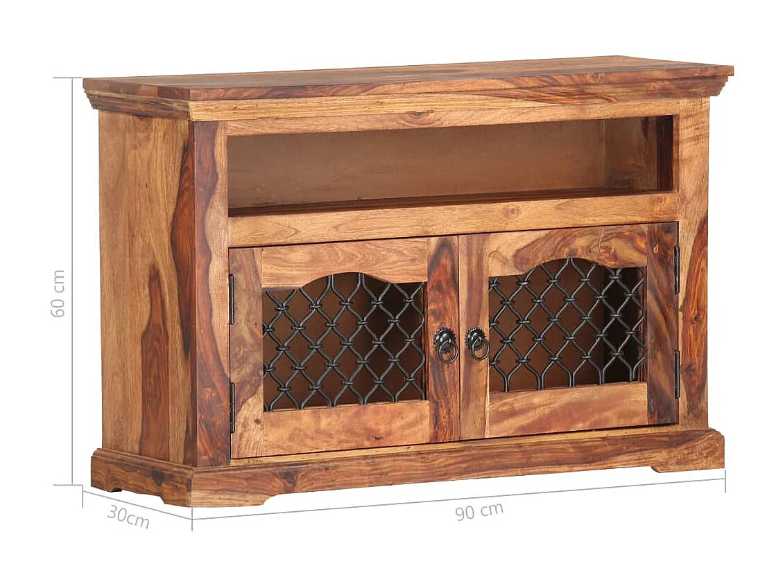 Tv-meubel 90x30x60 cm massief acaciahout