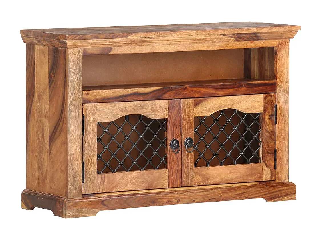 Mueble de TV de madera maciza de Sheesham 90x30x60 cm