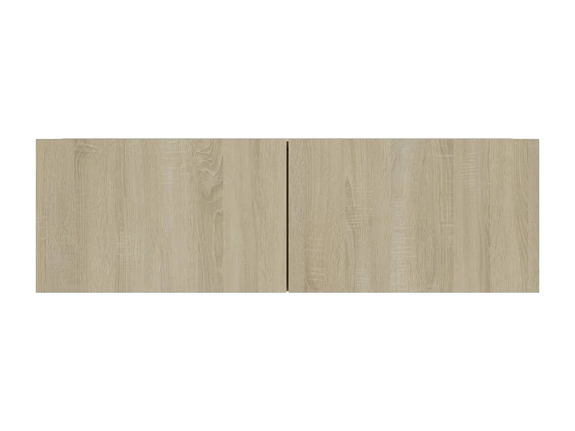 Meuble TV Chêne sonoma 100x30x30 cm Aggloméré