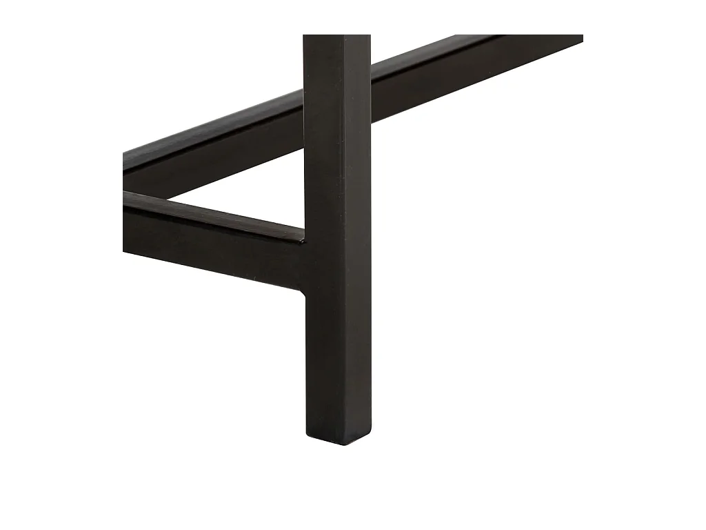 Meuble TV 140x30x50 cm Bois massif de manguier