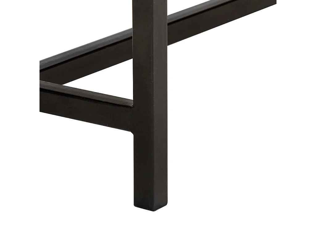 Meuble TV 140x30x50 cm Bois massif de manguier