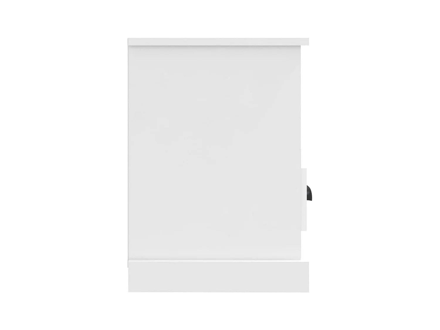 Mueble de TV madera contrachapada blanco 80x35x50 cm