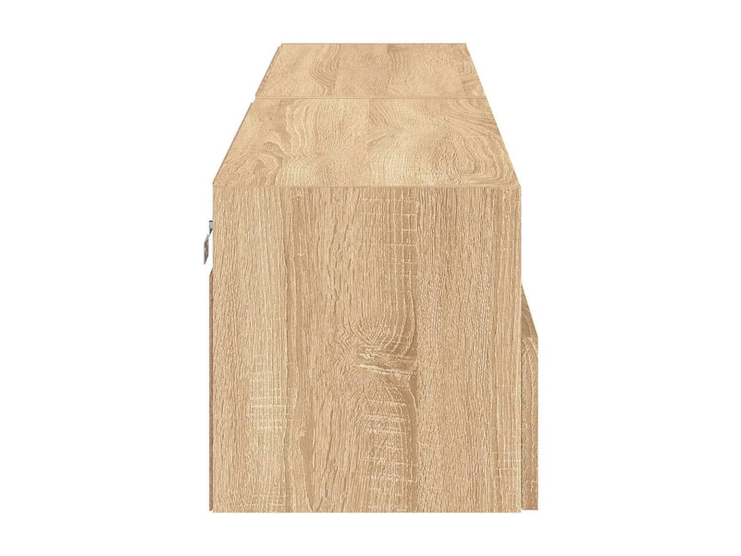 Muebles de pared para TV 2 unidades madera roble Sonoma 80x30x30 cm