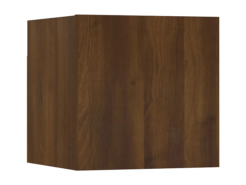 Meuble TV mural Chêne marron 30,5x30x30 cm