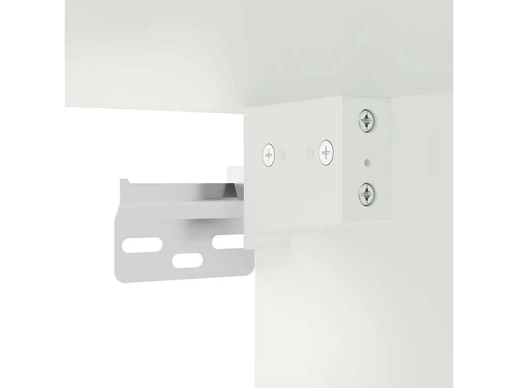 Móvel de TV 30,5x30x110 cm contraplacado branco