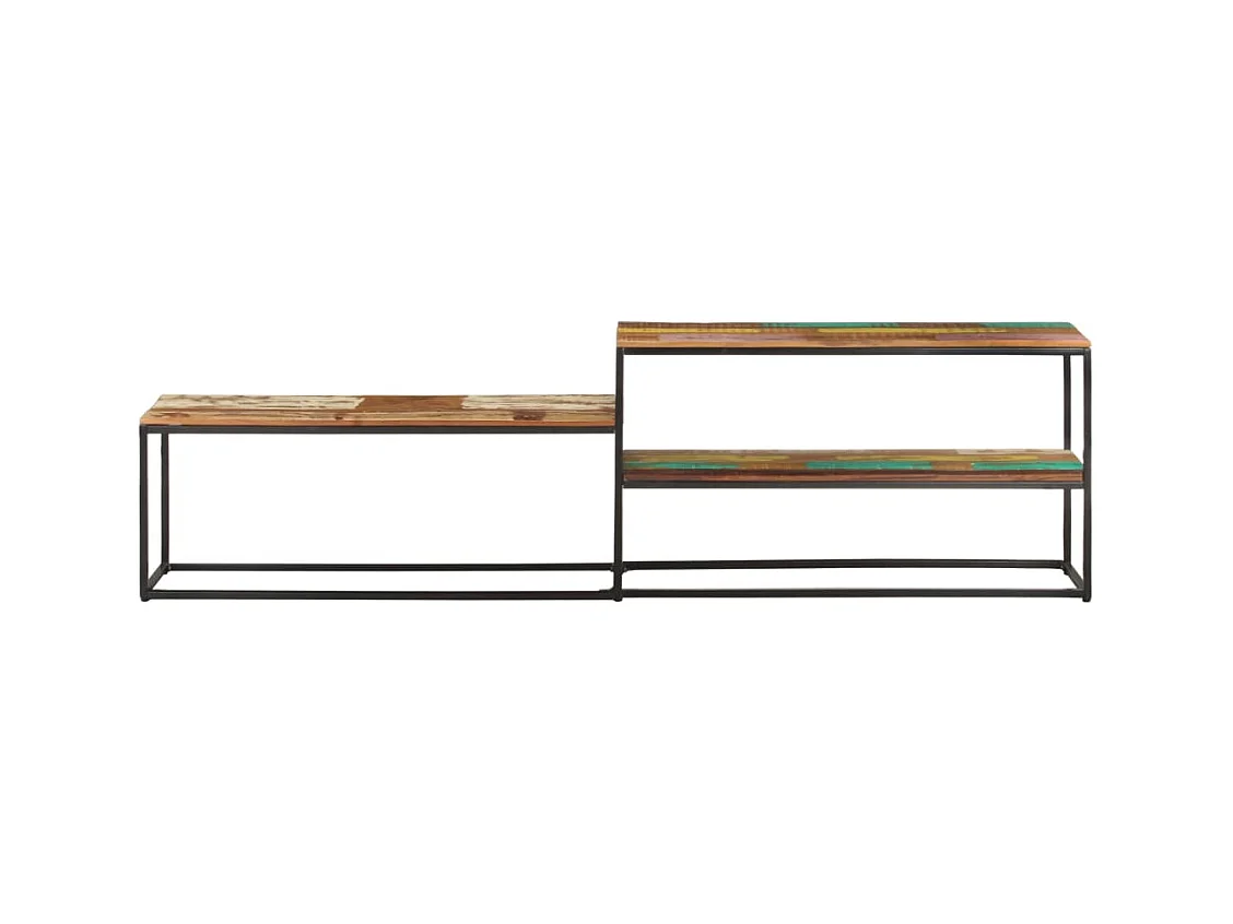 Meuble TV 180x30x50 cm Bois de récupération massif
