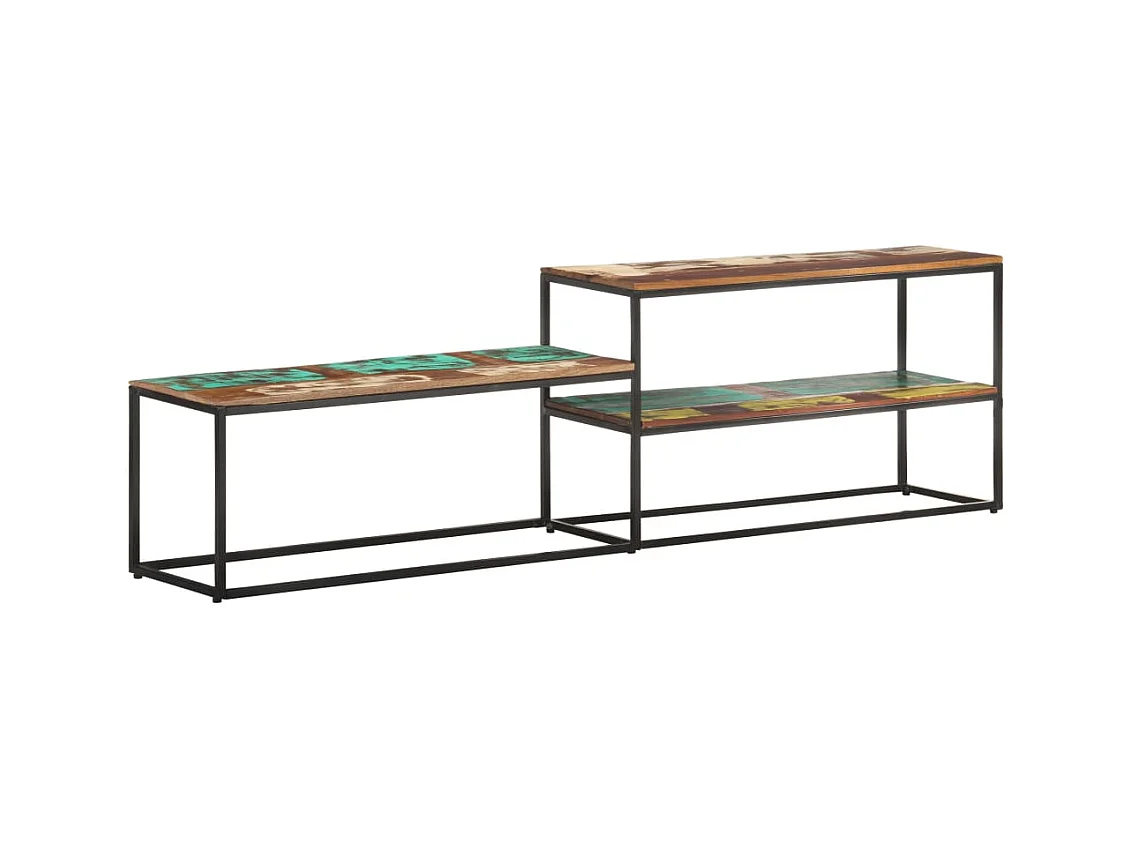 Meuble TV 180x30x50 cm Bois de récupération massif