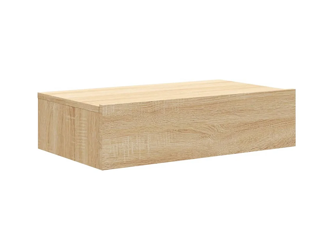 Meuble TV avec éclairage LED chêne sonoma 60x35x15,5 cm