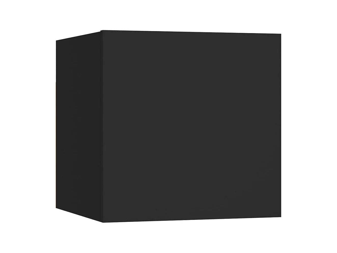 Meuble TV mural Noir 30,5x30x30 cm