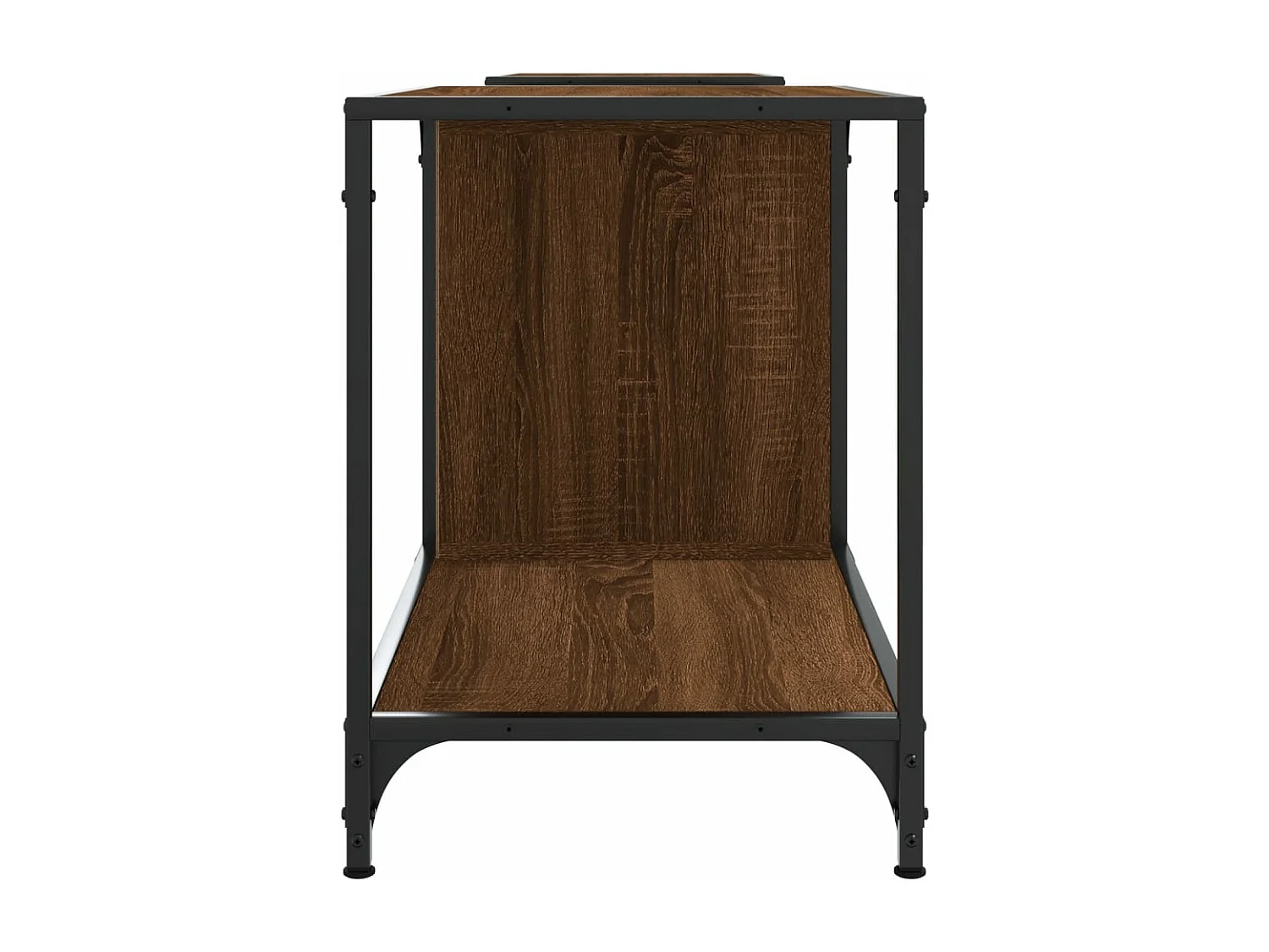 Meuble TV chêne marron 203x37x50 cm bois d'ingénierie
