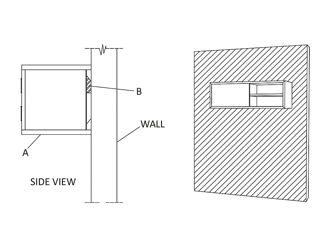 Armário de parede para TV 180x30x30 cm madeira de teca maciça